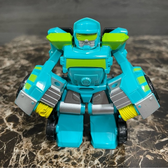 Transformers Playskool Heroes Rescue Bots Academy Hoist Converting Toy Robot - Picture 9 of 12